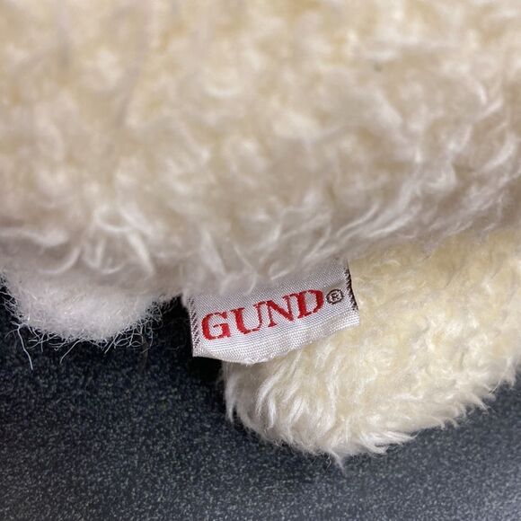 Gund White Floppy Ear Plush Rabbit‎ Vintage Easter - Picture 3 of 4